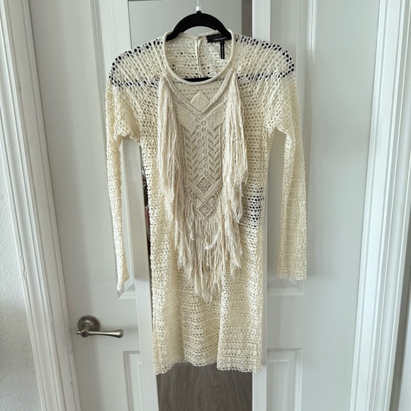 Isabel Marant Fringe Crochet Knit Dress | Size 1 (Small) - Picture 4 of 8